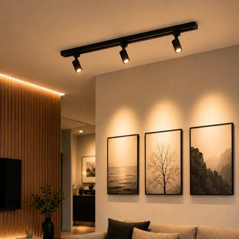 Trilho Eletrificado com Spots LED